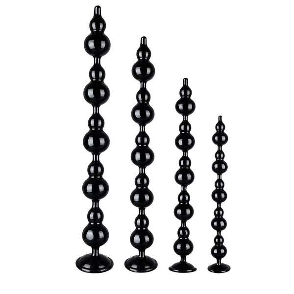Extra Long Anal Beads Butt Plug G Spot Dildo Deep Massager Suction Cup Sex Toys