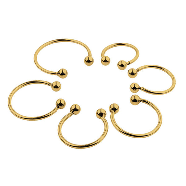 Dual Ball Cock Head Glans Penis Ring Sex Increase Orgasm Men Stainless Steel