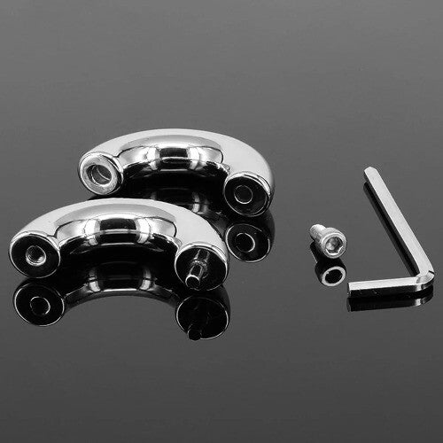 Metal Male Cockring Clamp Chastity Cage Screw Penis Ring Bondage Dick Stretcher