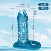Hollow Penis Sleeve Realistic Penis Extender Enlargement Silicone Sleeve Sex Toy