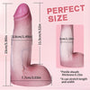 Realistic Silicone Penis Extension Enlarger Delay Cock Sleeve Sex toy for Men