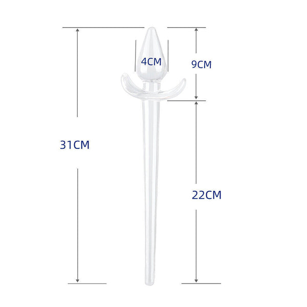 Extra long anal plug with TPE material