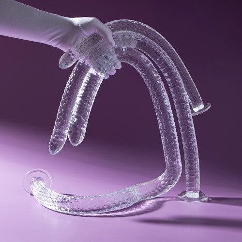 Dildo Soft Anal Plug Clear Anus Massager Suction Cup