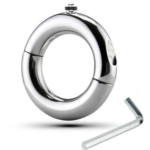 Metal Male Cockring Clamp Chastity Cage Screw Penis Ring Bondage Dick Stretcher