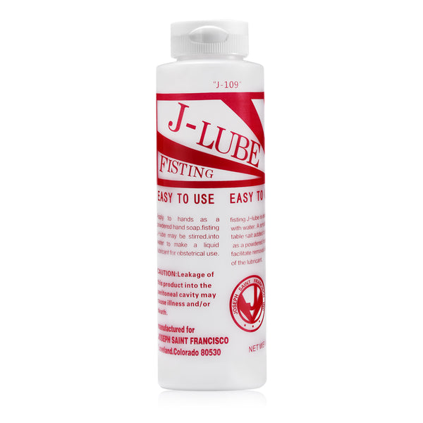 J-LUBE FISTING Powder Mixes with Water One Bottle Makes 6-8 Gallons of Lubricant 10 oz