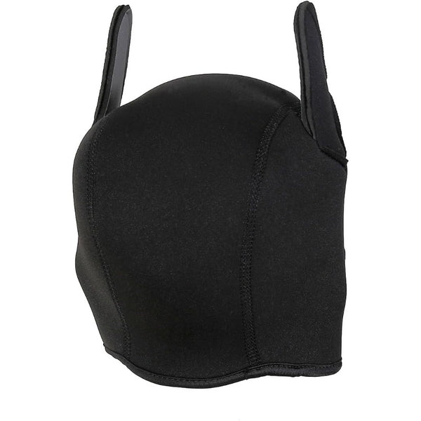 Neoprene Puppy Face Muzzle Dog Removable Full Head Hood Mask With Ears (One Size)