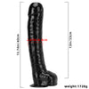 15.5 Inch Huge Black PVC Suction Cup Realistic Dildo
