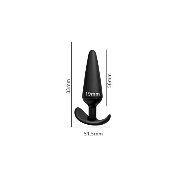 Silicone anal plug sex toy adult gay trainer