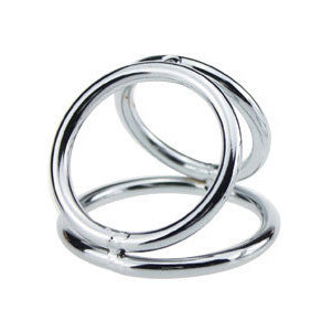 Chrome Triple Cock and Ball Ring