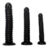 Extra long and large threaded unisex dildo