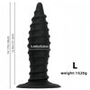 Threaded silicone tip super large super long giant penis anal plug fisting supplies