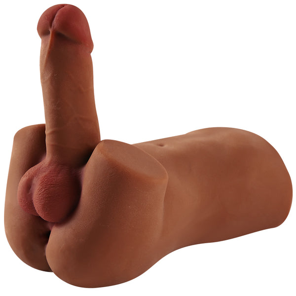 Small dildo hip, aircraft cup hip, TPE material is flexible, non-penetrating dildo, unisex