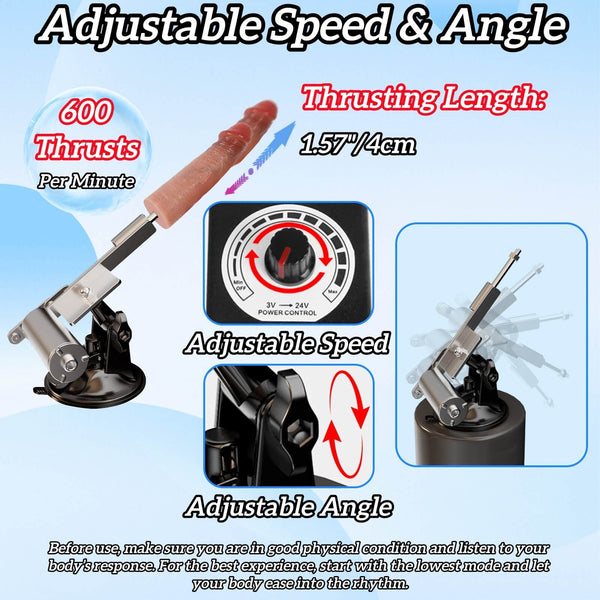 Plug-in electric gun machine, small masturbator with fake penis simulation dildo