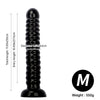 Extra long and large threaded unisex dildo