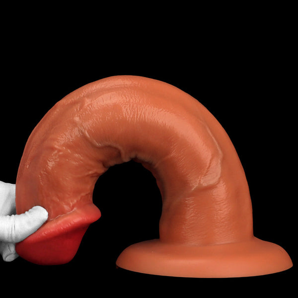 3 sizes of liquid silicone penis simulator large anal plug penis