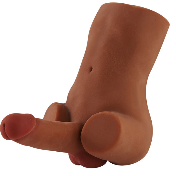 Small dildo hip, aircraft cup hip, TPE material is flexible, non-penetrating dildo, unisex