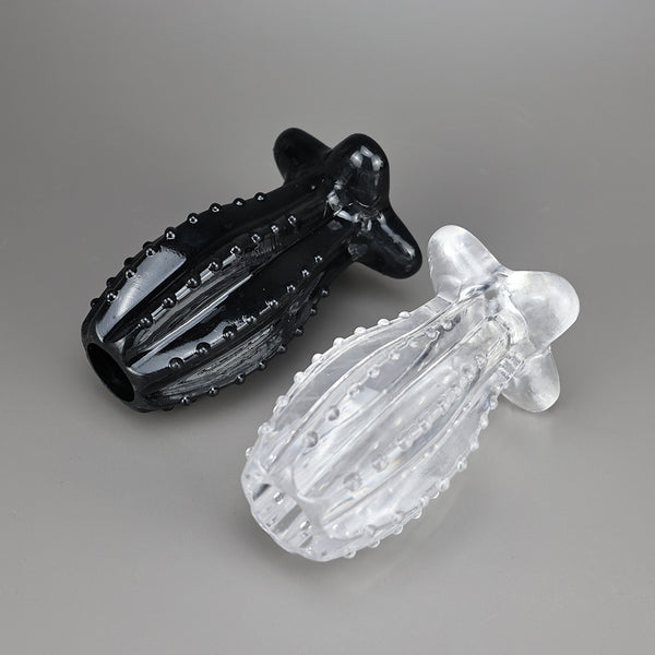 TPE material cactus hollow anal plug