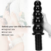 Anal Beads 9.9 Inch Vaginal G-Spot Anal Dildo Masturbation Butt Plug with Handle for Men and Women