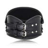 Genuine Leather Slave Posture Collar Bondage Neck Restraint/Unisex Luxury Leather Neck Collar