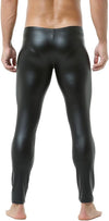 WINTOFW Men's Faux Leather Skinny Leggings Slim Fit Pants Tight Long Trousers men's faux leather pants men's faux leather pants
