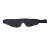 Double-layer leather eye mask with elastic strap