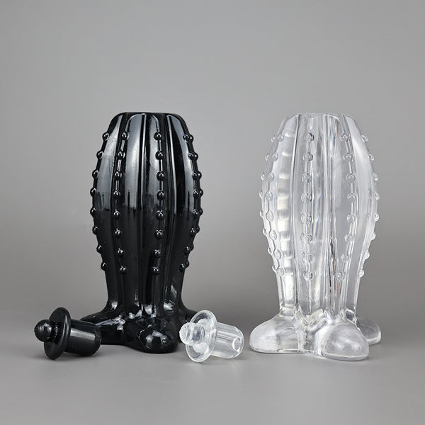 TPE material cactus hollow anal plug