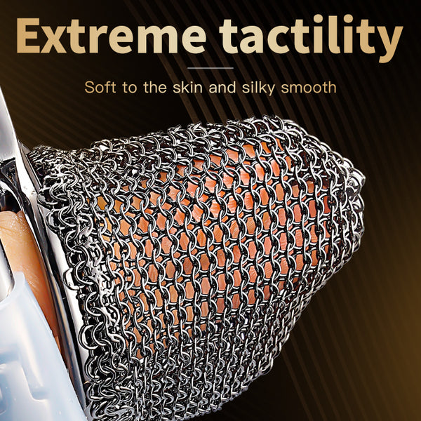 Adjustable Chainmail Chastity Cage