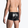 Men's Boxer Briefs Imitation Leather Underwear Shorts Zipper Open Crotch Briefs Low Rise Briefs Boxer Briefs U-Shaped Pocket Briefs