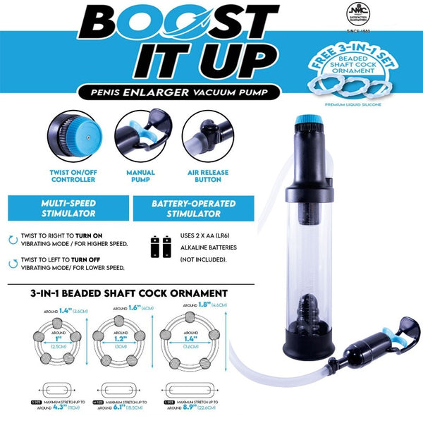 Penis Enlarger Vacuum Pump - Battery Operated Multi Speed Stimulator Vibrating，Stronger Bigger Erections Enlargement Extend Pump, Air Pressure Device