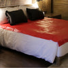 Red Thin Type Sex Blankets King Waterproof and Stain Proof Queen Size Bed Sheet Cover
