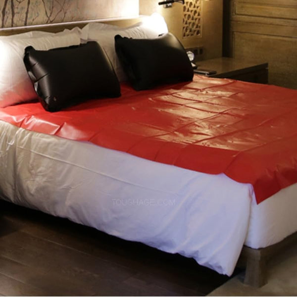 Red Thin Type Sex Blankets King Waterproof and Stain Proof Queen Size Bed Sheet Cover