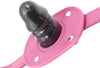Lockable dildo gag with adjustable straps, realistic penis gag with lock