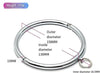 Stainless steel wrist ankle cuffs chrome plated, silver metal bracelet wrist anklet pair of restraints bondage game