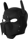 Neoprene Puppy Face Muzzle Dog Removable Full Head Hood Mask With Ears (One Size)