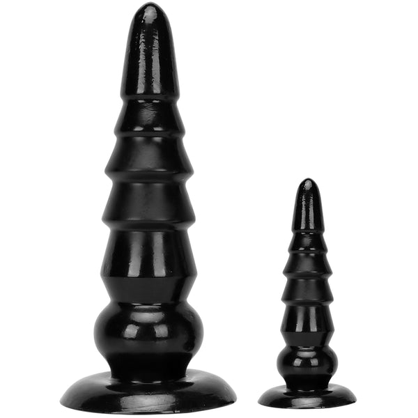 Thick and Enlarged Silicone Anal Plug with Expanded Base Beads to Stimulate Butt Butt Plug Couple's Pleasure Sex Toy