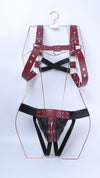 Spartan Lion gladiator style studded suspenders and groin protector
