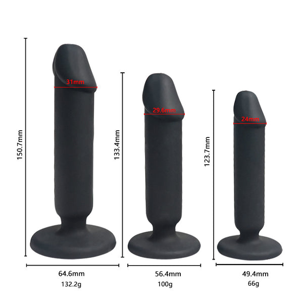 Silicone butt plug anal dildo