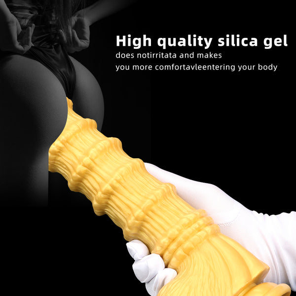 Giant Alien Penis Ribbed Huge Penis Dildo Adult Masturbator Anal Plug Sex Toy