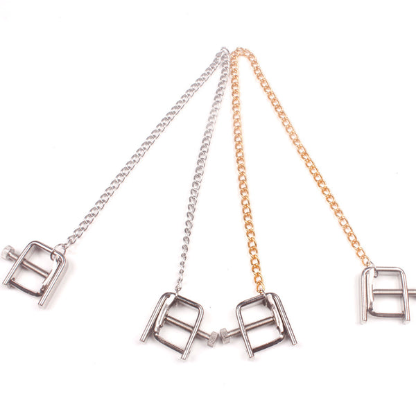 Adjustable nipple clamps