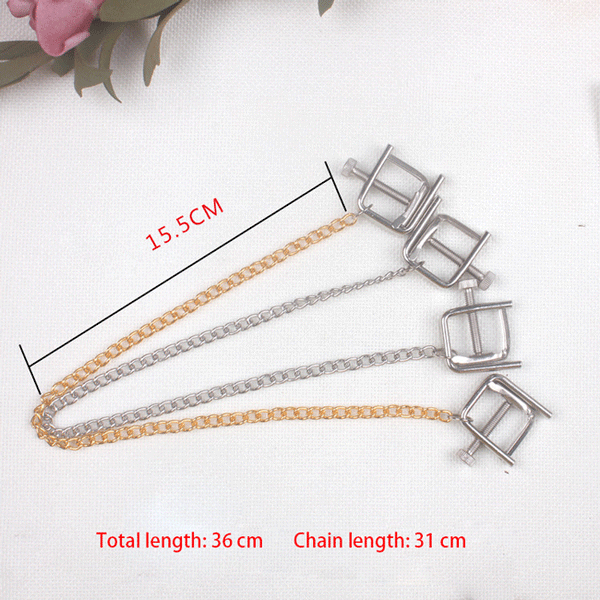 Adjustable nipple clamps