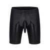 Sexy Mens PU Leather Wet Look For Boxer Briefs Shorts Pants Sheath Underpants