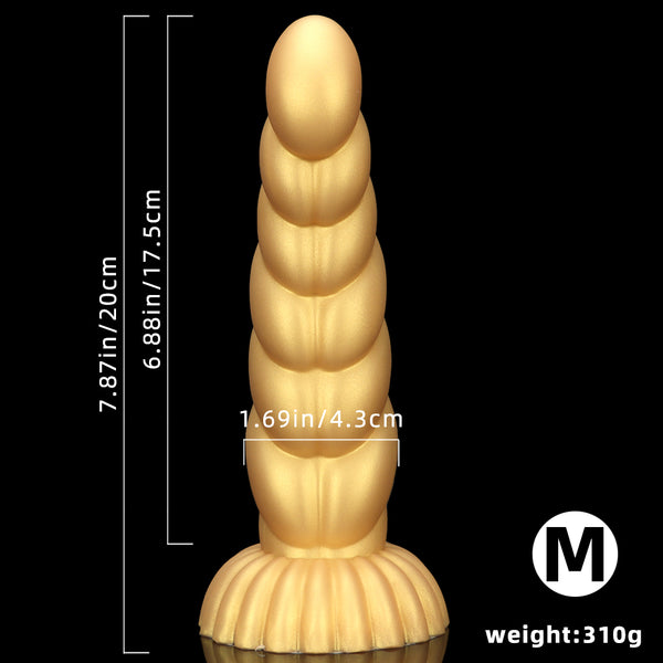 Super Huge Anal Plug Liquid Silicone Butt plug with Suction Cup Anus Dilator