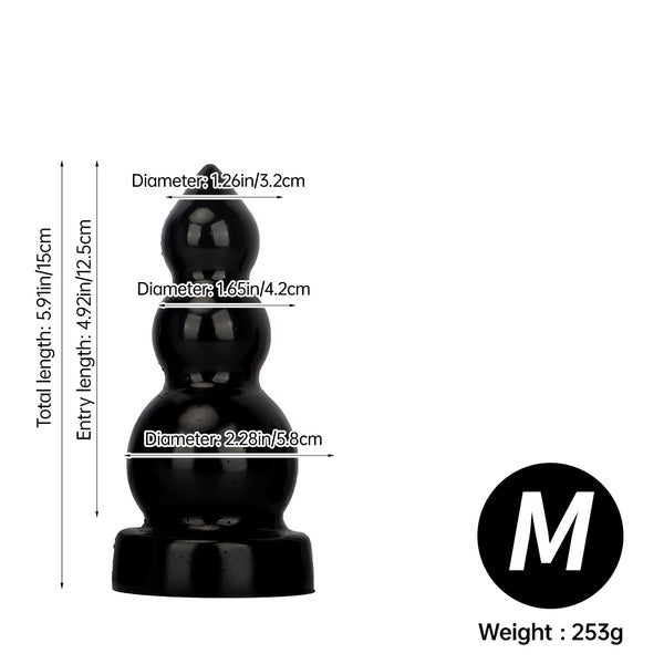 Huge Gourd Anal Dildo Big Butt Plug