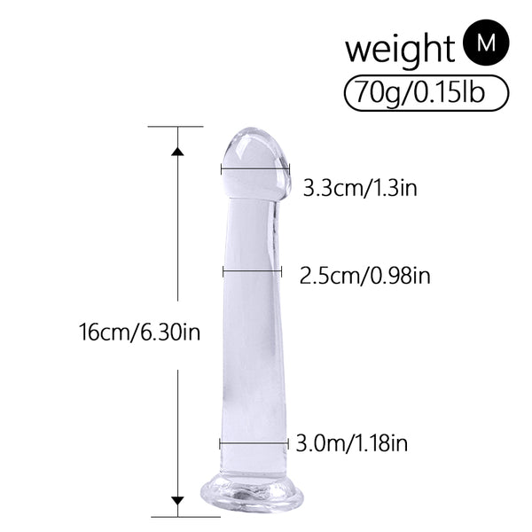 TPE 4 Sizes Dildo, Adult Sex Toys Anal Plug for Men and Women