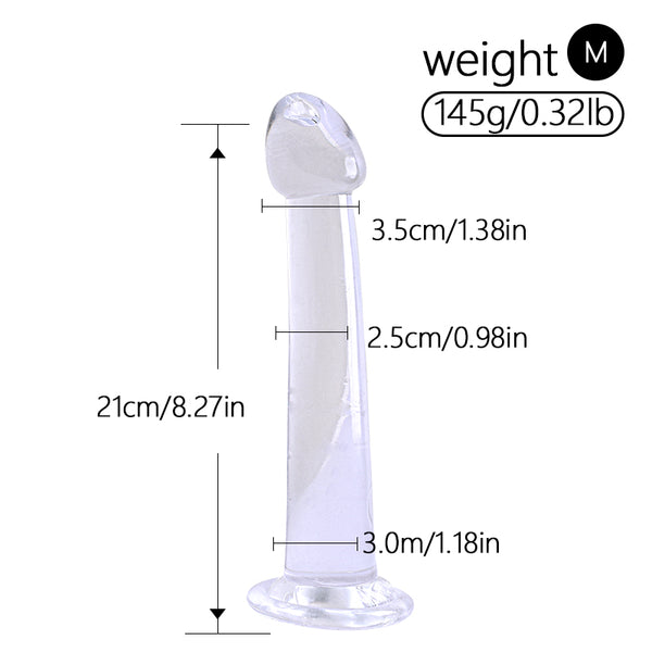 TPE 4 Sizes Dildo, Adult Sex Toys Anal Plug for Men and Women