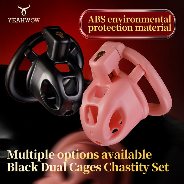 Flat & Small Chastity Cage Set