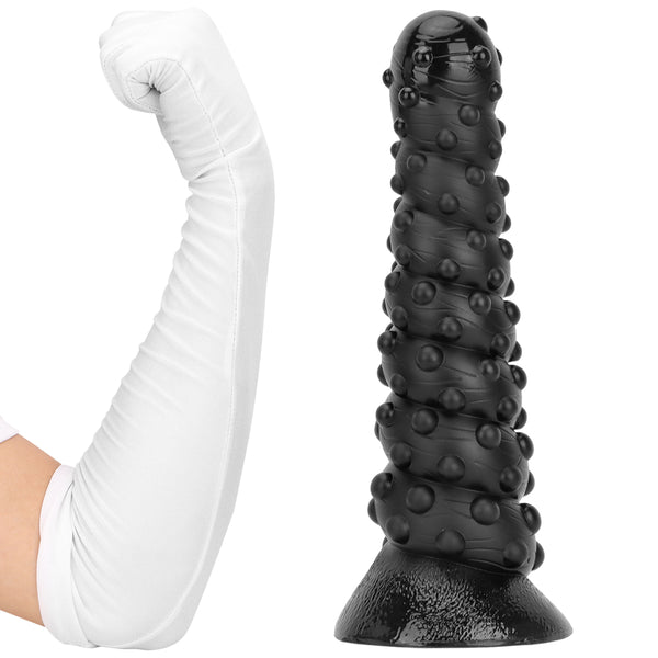 Big Monster Dildo Realistic Black Dildo Anal Dildo Suction Cup Butt Plug Dildos Long Thick Anal Beads Anal Plug Huge Giant Dildo Silicone Large Thick Dildo for Couple Sex