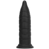 14.37in Fantasy Long Big Silicone Soft Black Dildo Anal Plug For Anus