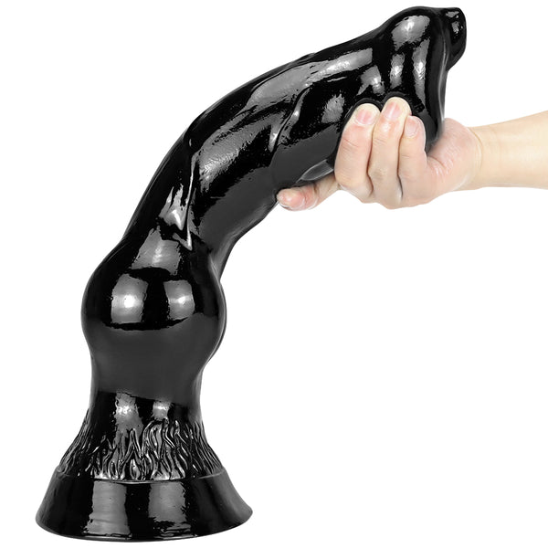 14.5 Inch Huge Dog Dildo PVC Knot Sex Toy