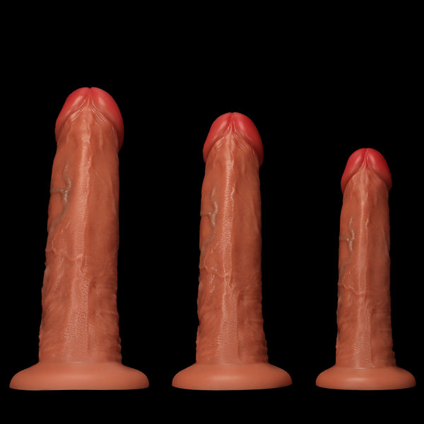 True replica lifelike silicone dildo with suction cup dildo sex toys for men and women